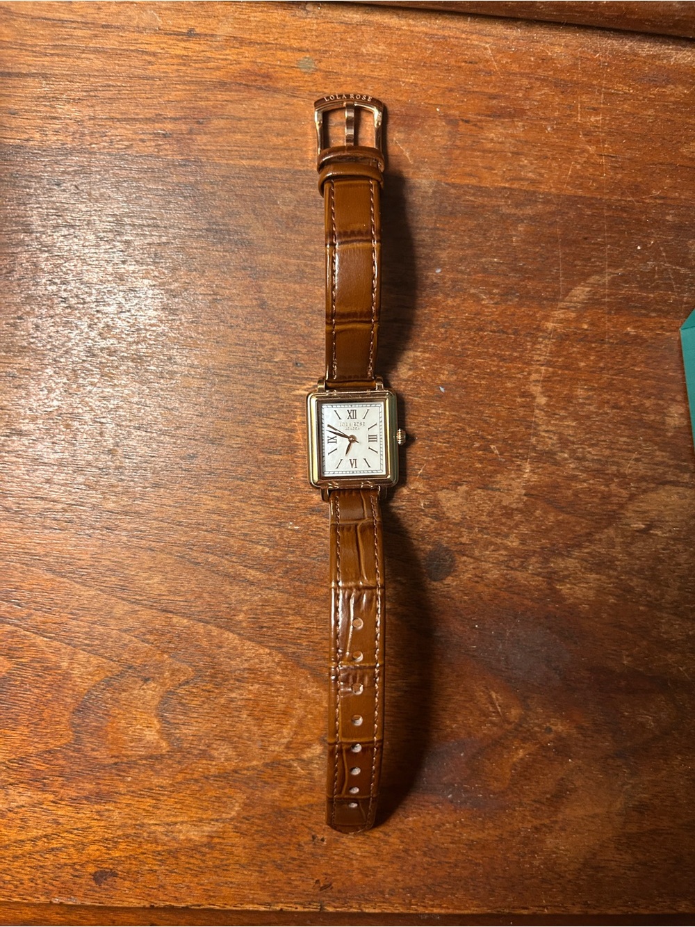 Lola Rose Mother of Pearl and Leather Watch - Picture 2 of 8